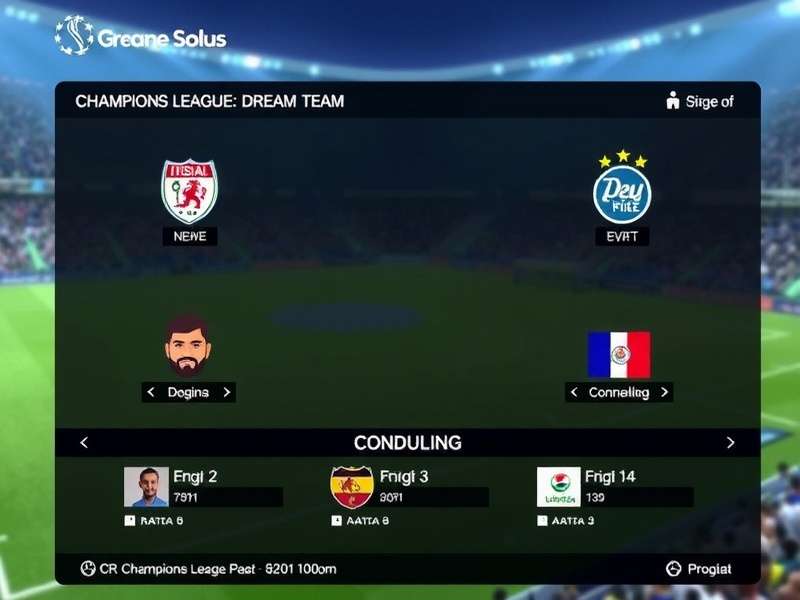 Champions League Dream Team gameplay screenshot